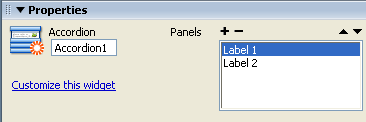 Spry Accordian Properties