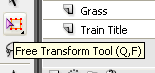 resize and rotate objects with the free transform tool in flash cs3