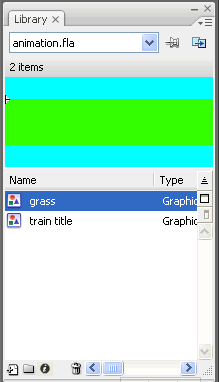 library window in flash cs3