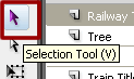selection tool in flash cs3