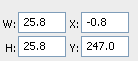 resize width and height of symbols in flash cs3