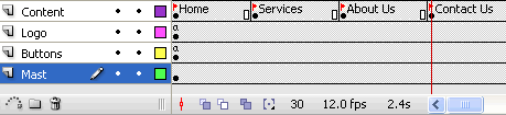 labels in flash cs3