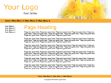 Free Floral Website Template 1