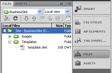 save-dreamweaver-template